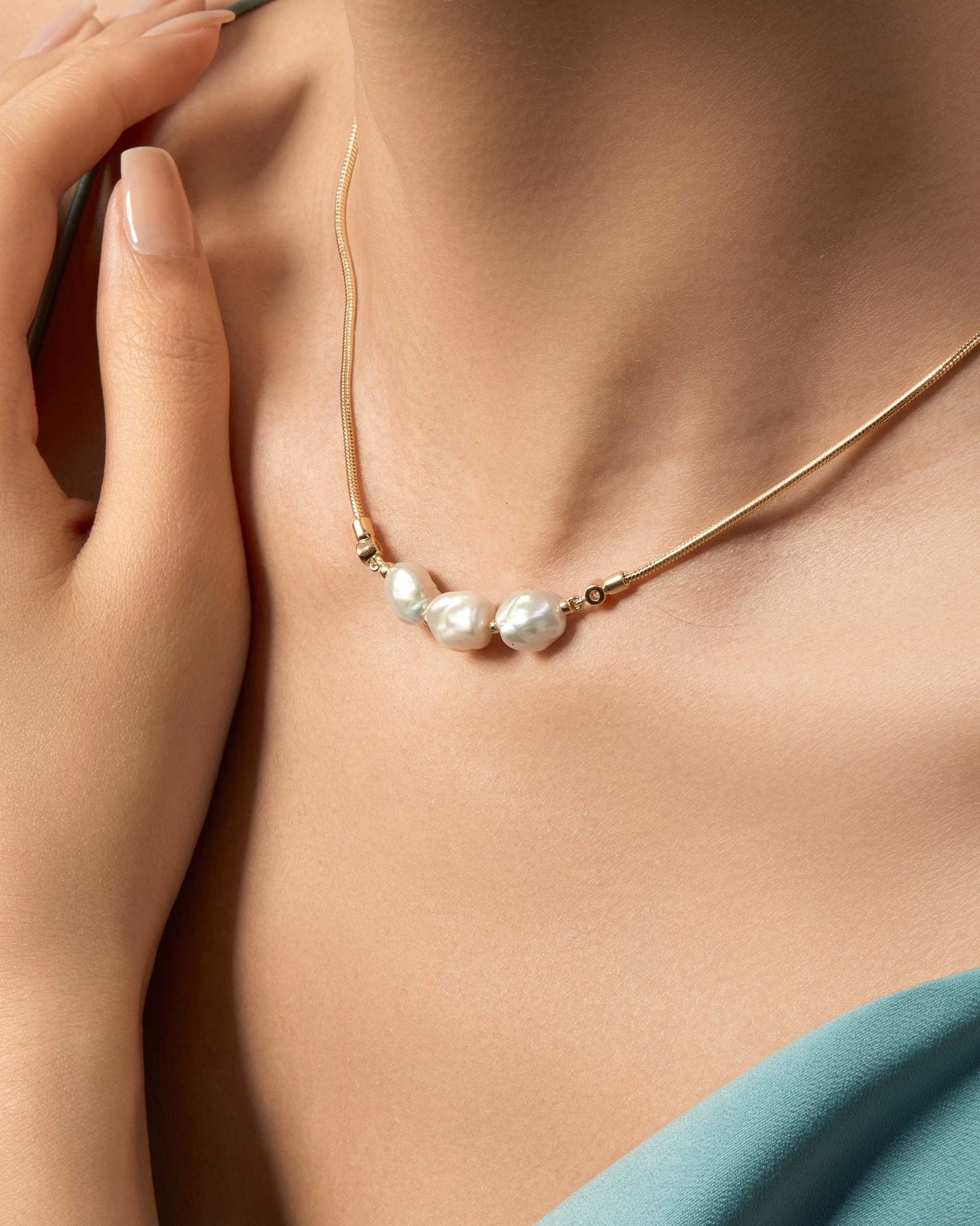 Floriography Jasmine Pearl Necklace