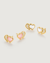 Follow Heart Stud Earring