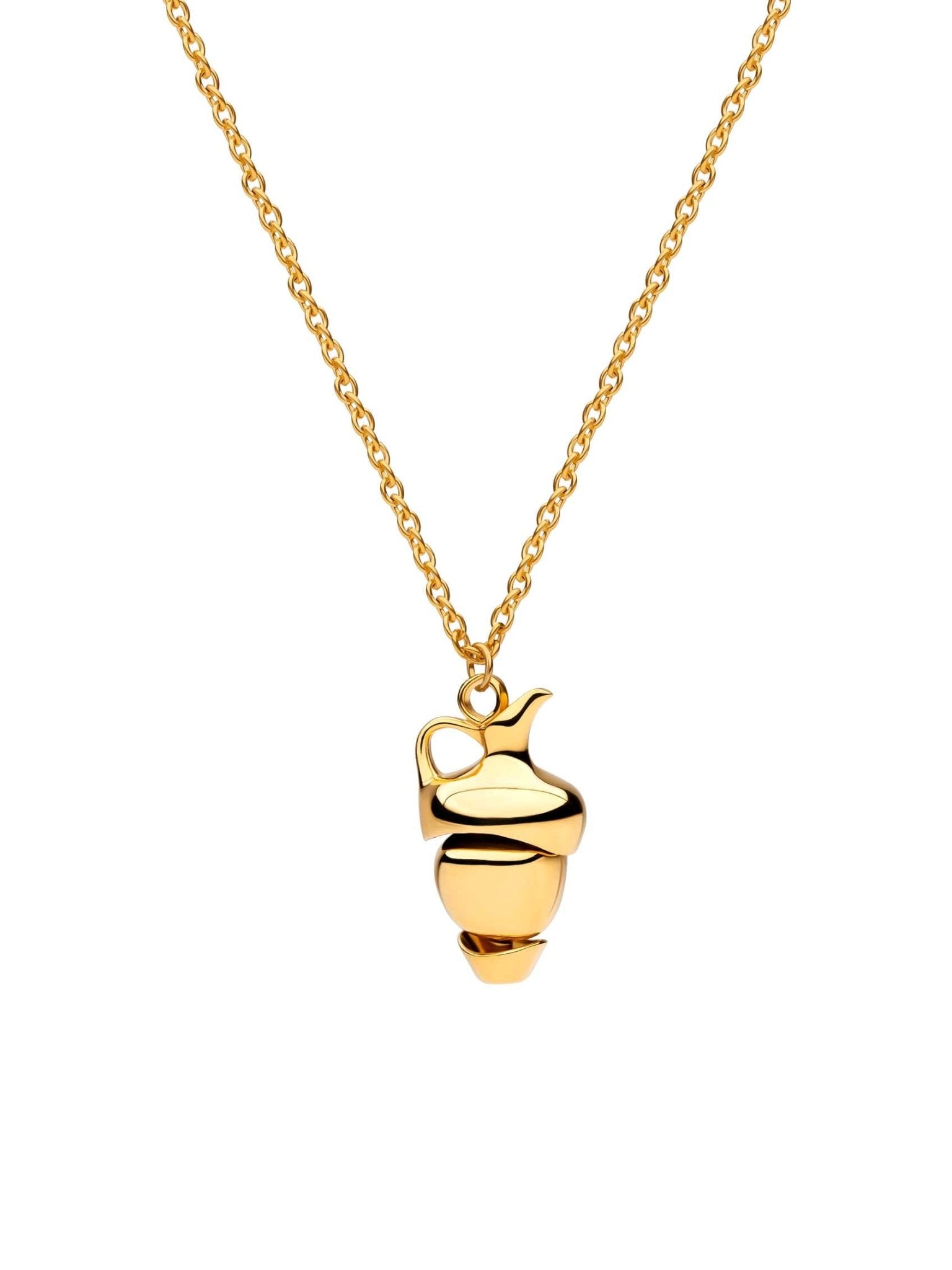 Golden Amphora Necklace