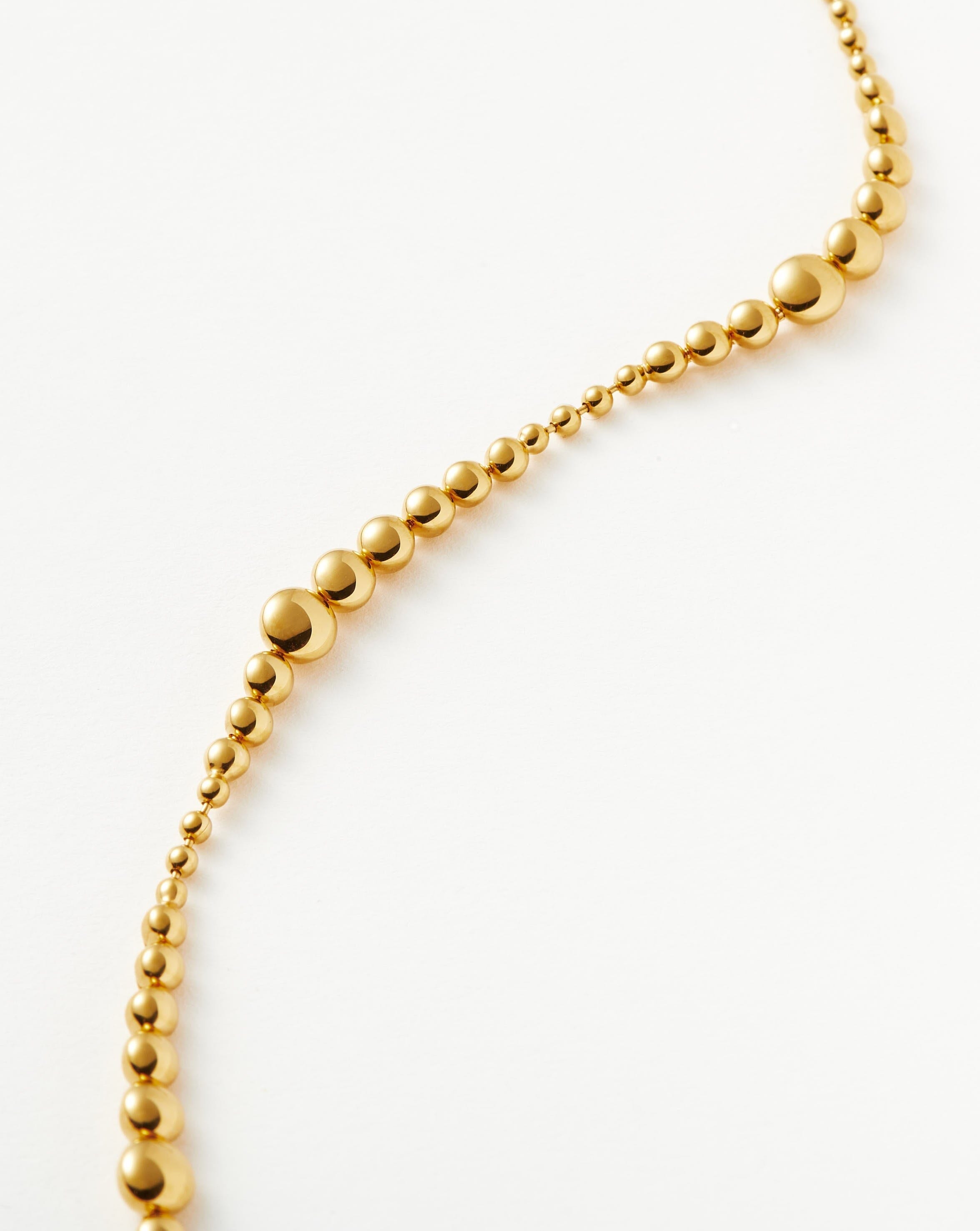 Graduated Beaded Bracelet | 18k Gold Vermeil