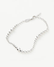 Graduated Beaded Bracelet | Sterling Silver