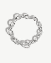 Graduated Oval Chain Bracelet