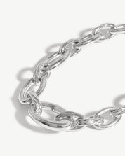 Graduated Oval Chain Bracelet