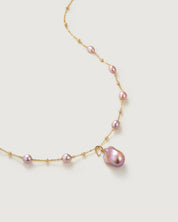 Gypsophila Baroque Pearl Necklace