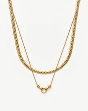 Harris Reed In Good Hands Slider Necklace Set | 18k Gold Plated