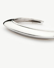 Hera Dome Statement Cuff Bracelet | Silver Plated