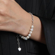 Pearl Beaded Chain Bracelet