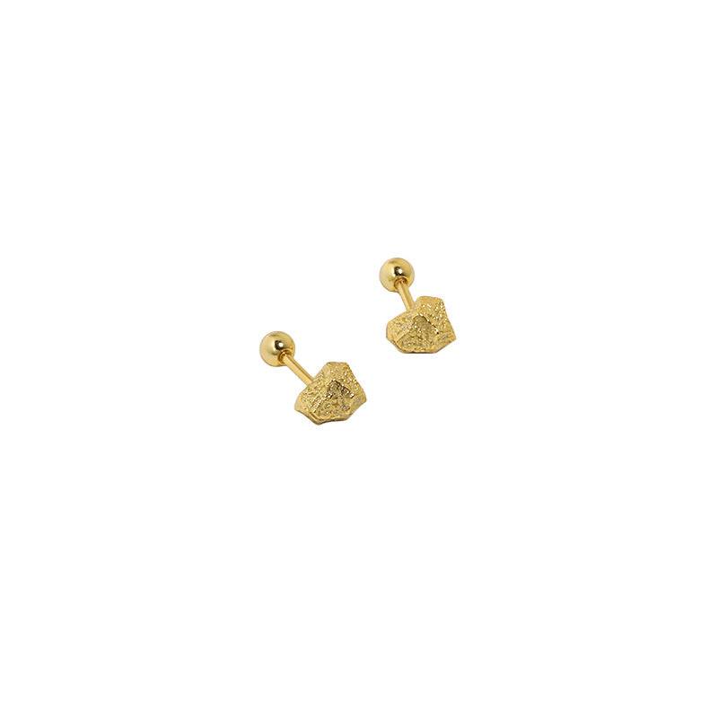 Broken Ball Stud Earrings