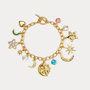 Moon Star Charm Bracelet