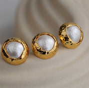 Chic Cotton Pearl Earring