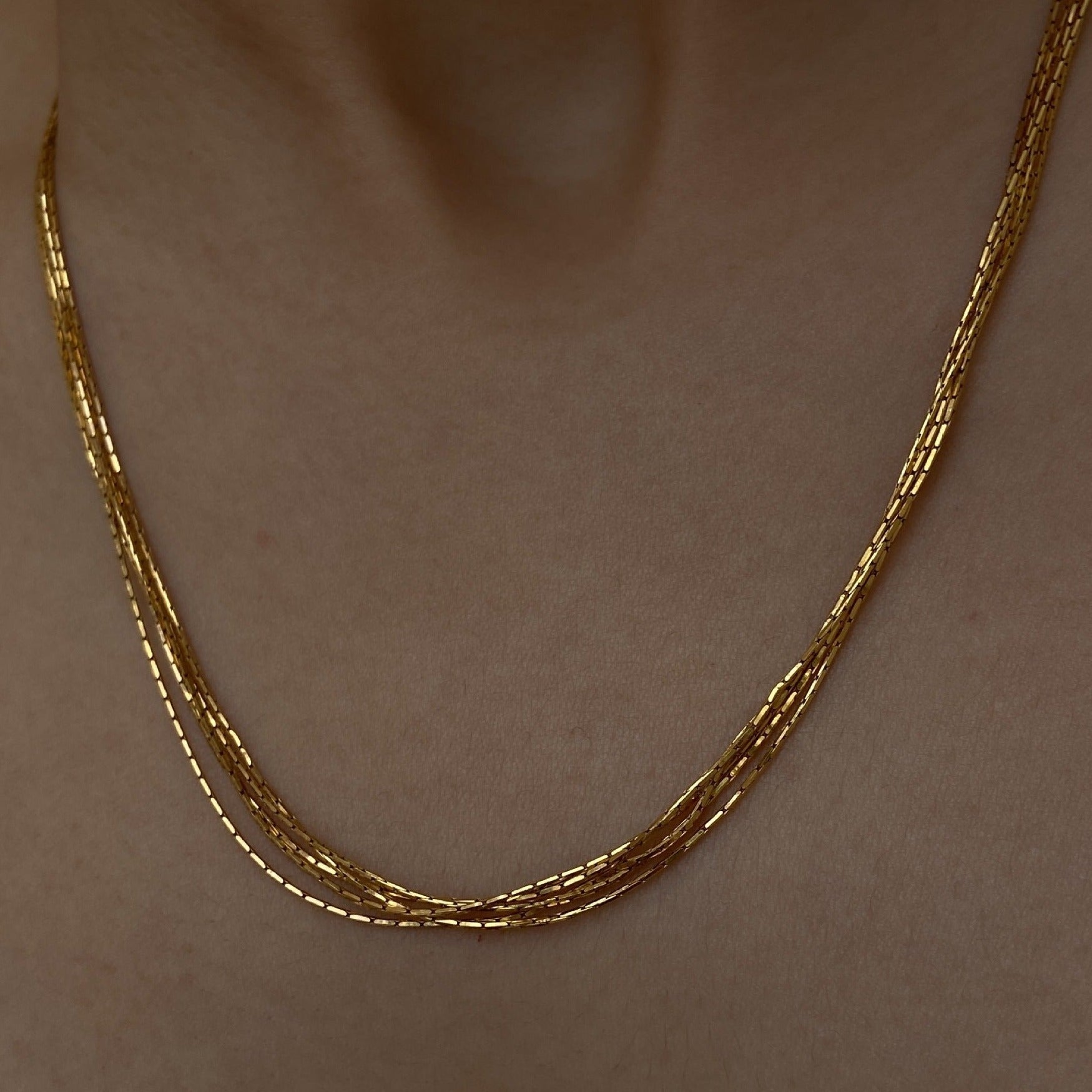 Five Layers Chain Necklace