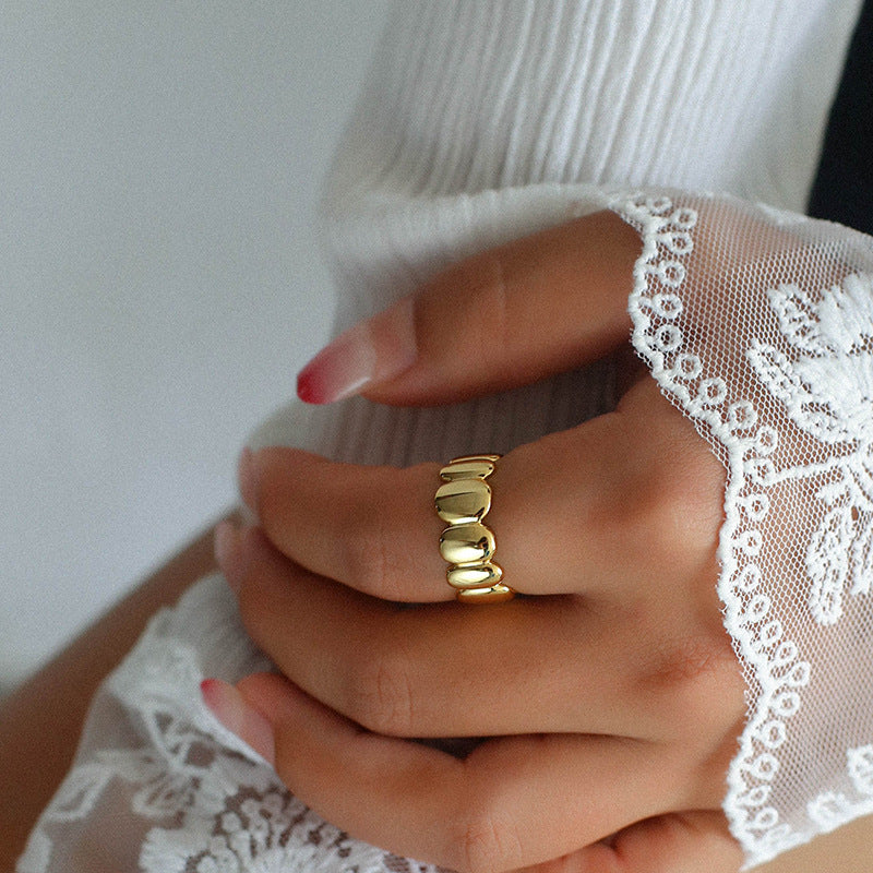 Lace Geometric Ring