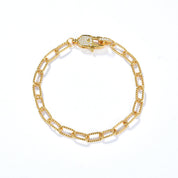 Twisted Gold CZ Necklace and Bracelet (Purchase Individually)