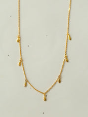 Teardrop Pendant Neckace Gold Vermeil