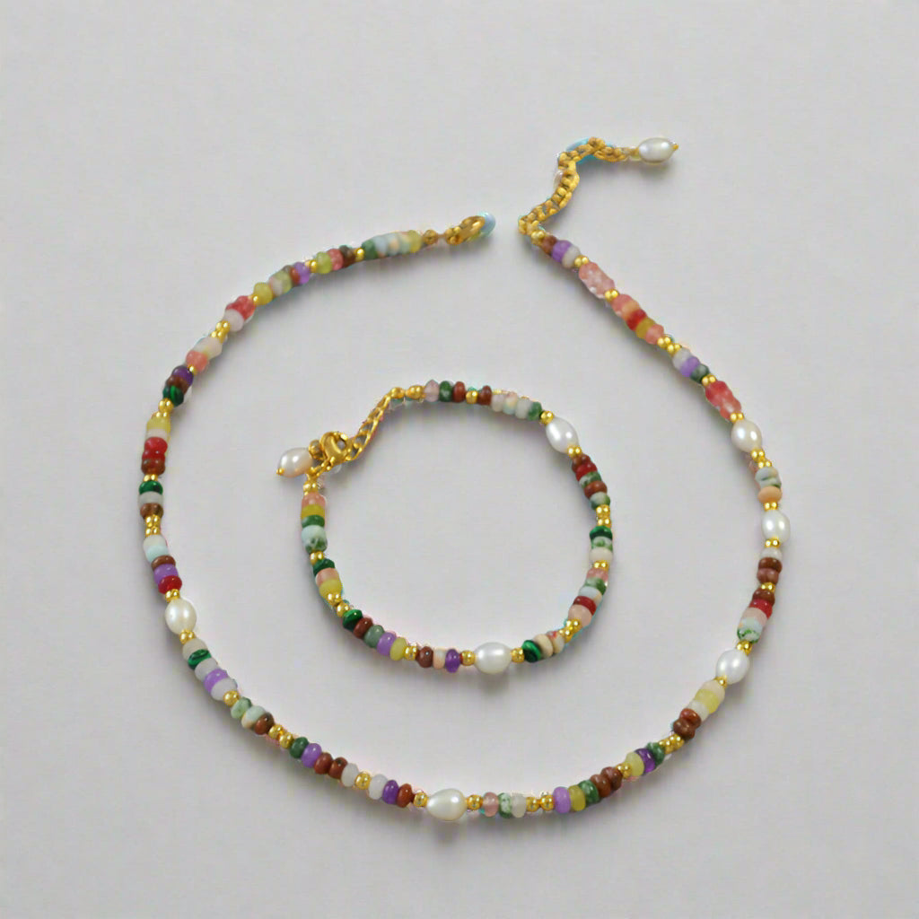 Gemstones Beads Bracelet and Necklace(Purchase Individually)