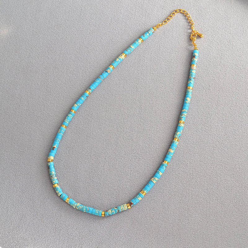 Turquoise Bead Necklace