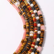 Pink Tiger's Eye Gemstone Necklace