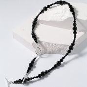 Black Gradual Onyx Necklace