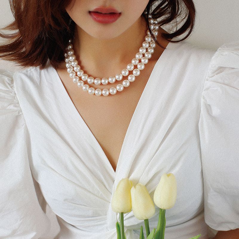 Swarovski White Pearl Necklace