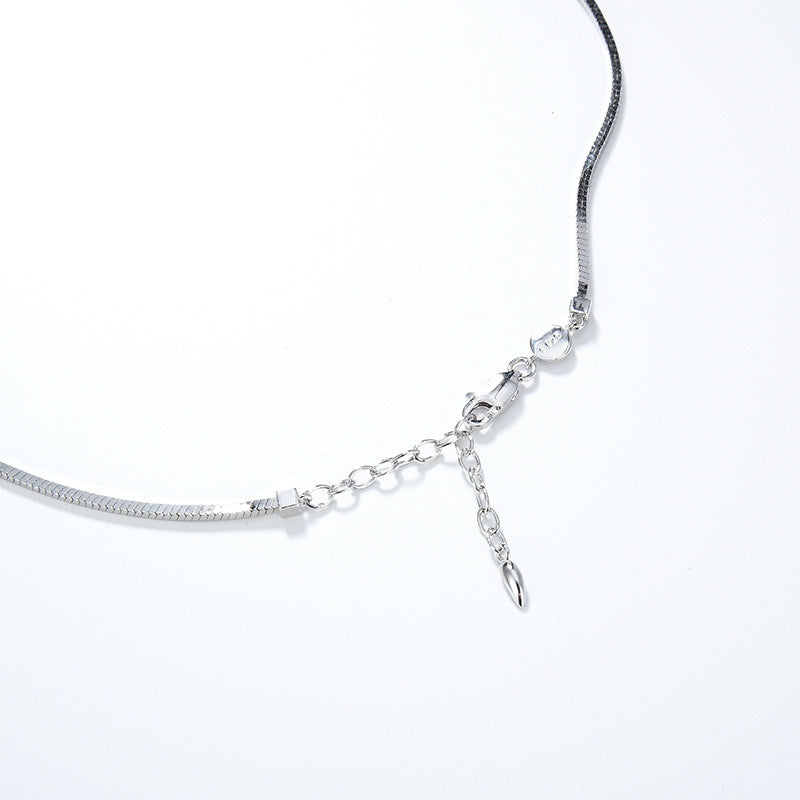 Stackable Snake Bone Chain Necklace