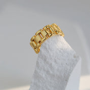 Watch Chain Gold Ring