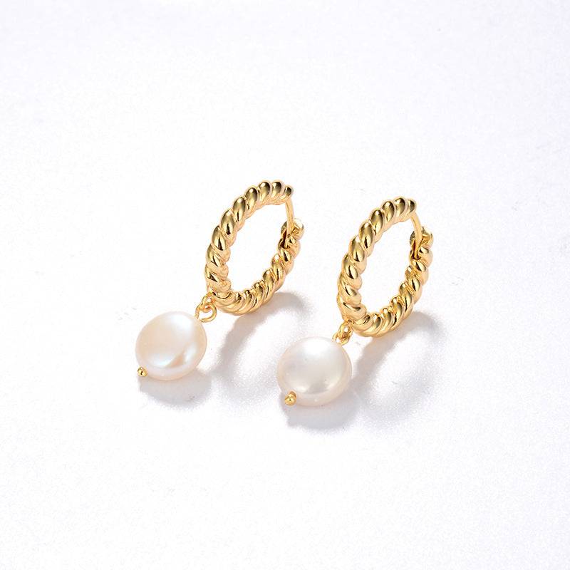 Elegant Drop Pearl Earrings