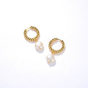 Elegant Drop Pearl Earrings