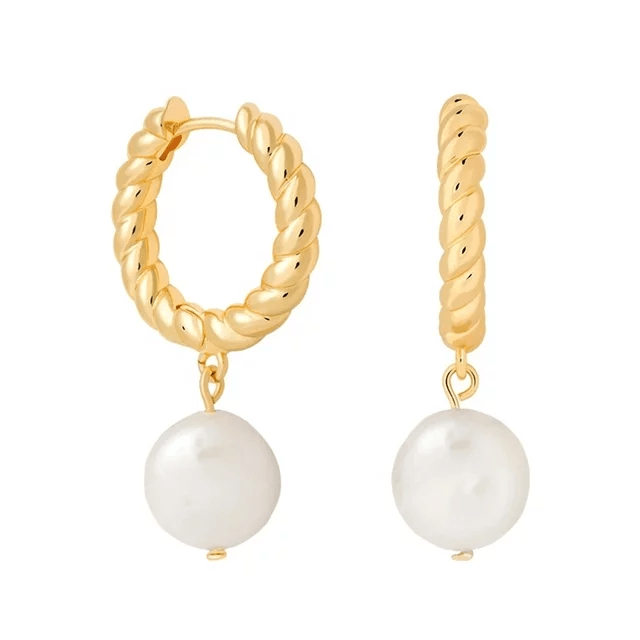 Elegant Drop Pearl Earrings