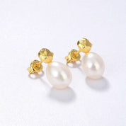 Teardrop Pearl Earrings