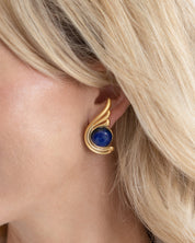 Villa Artemis Lapis Studs