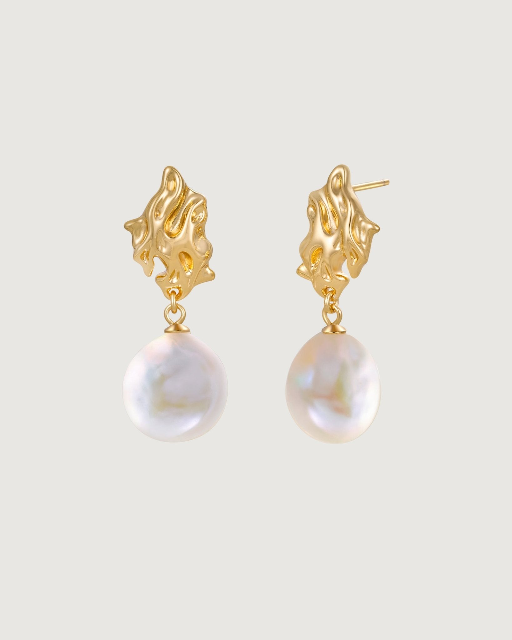 Lava Baroque Pearl Earring