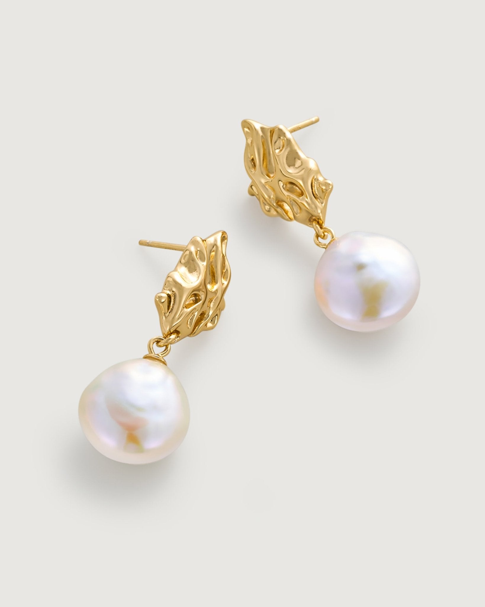 Lava Baroque Pearl Earring