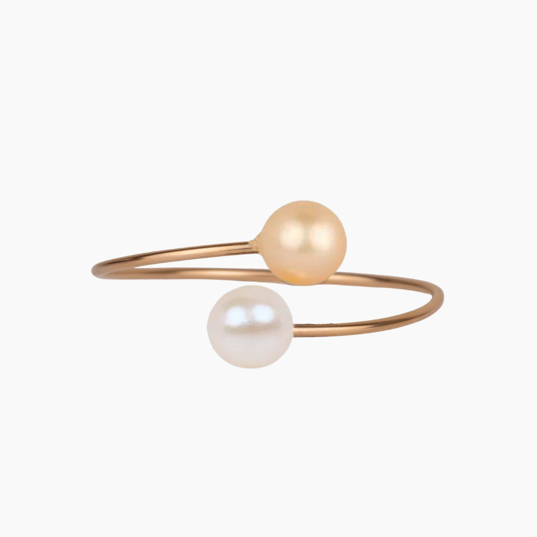 Santorini Golden Pearl Cuff