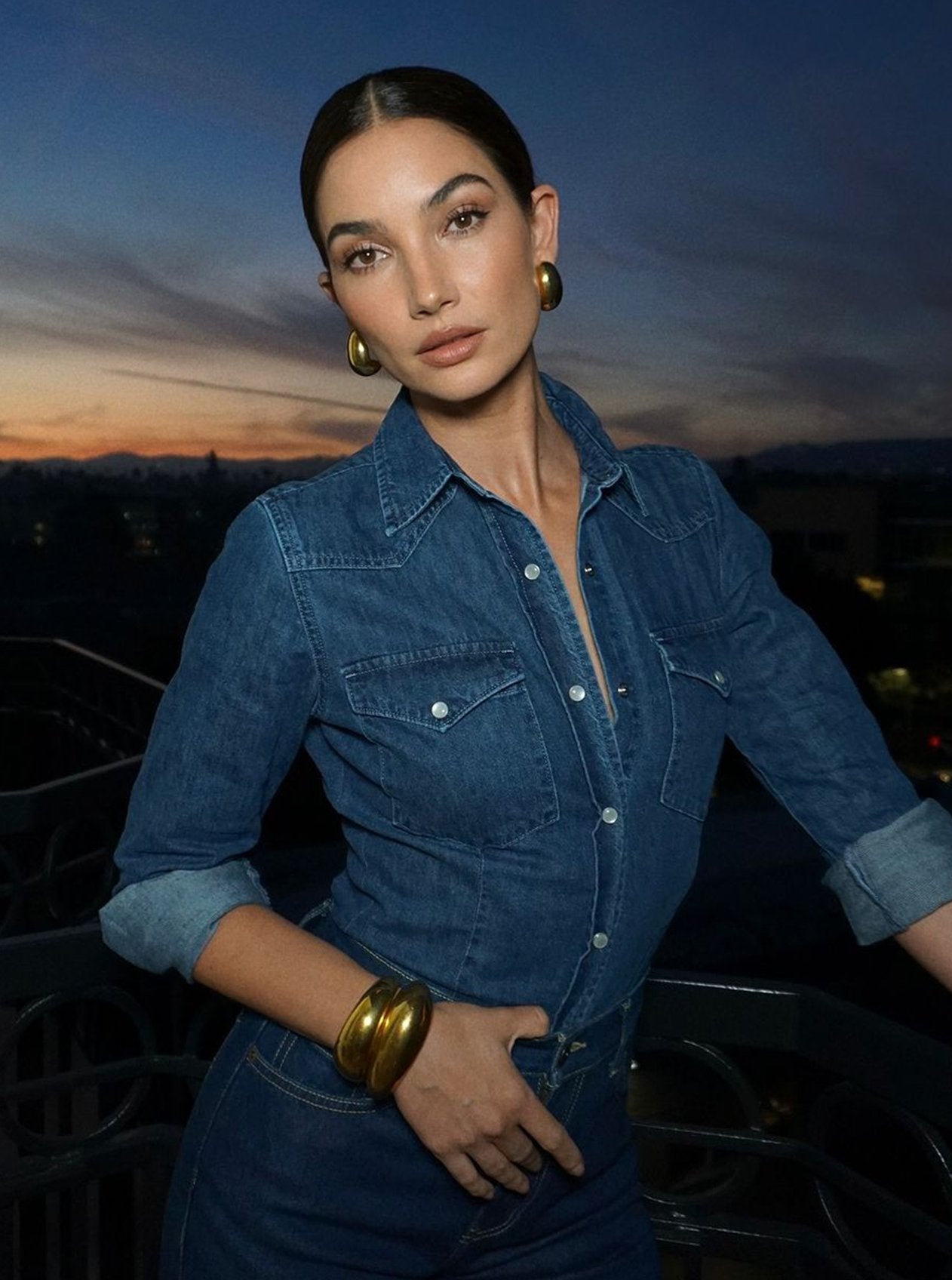 Lily Aldridge - Ovo Hoops