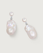 Lotus Baroque Pearl Earring