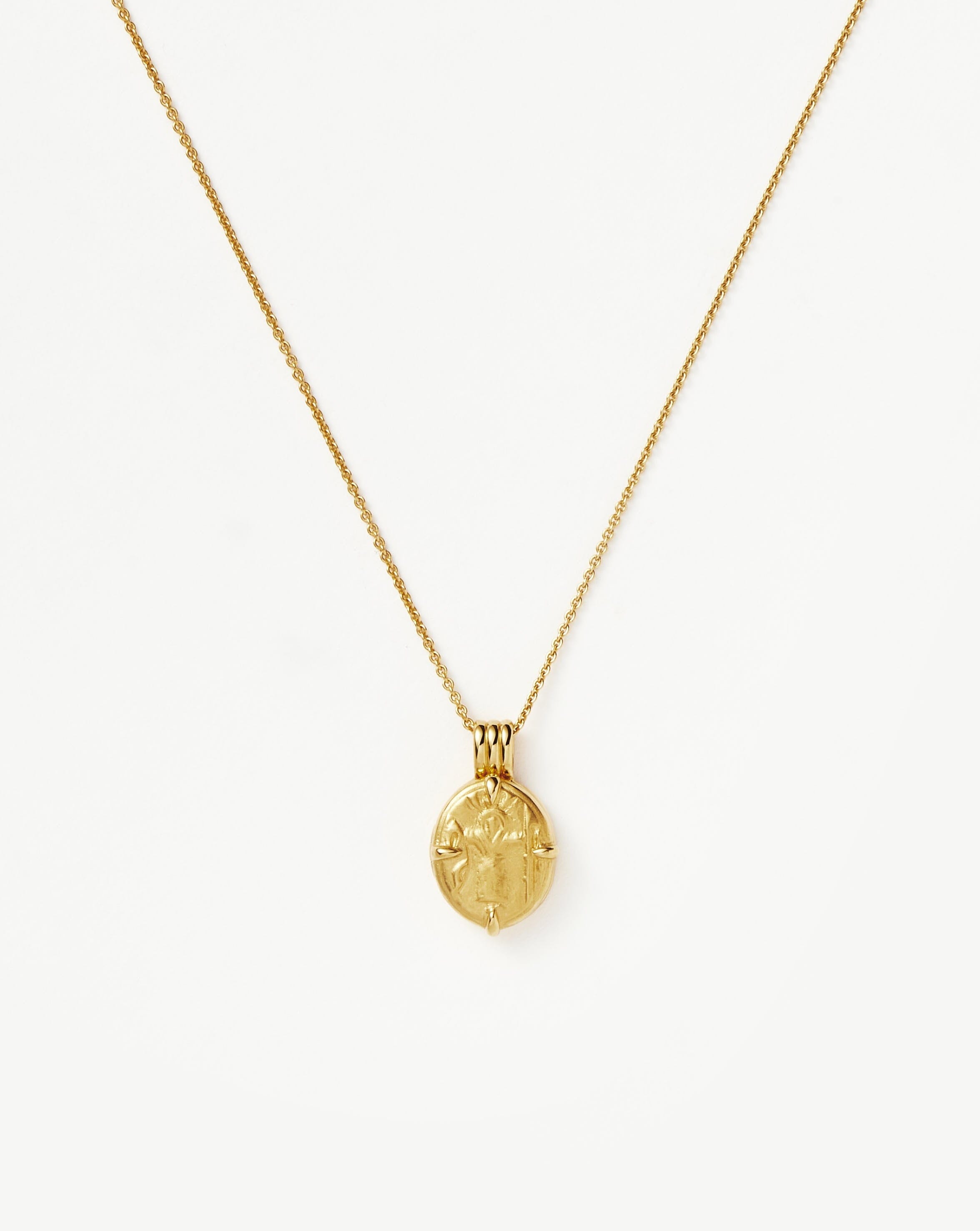 Lucy Williams Roman Coin Locket Necklace | 18k Gold Vermeil