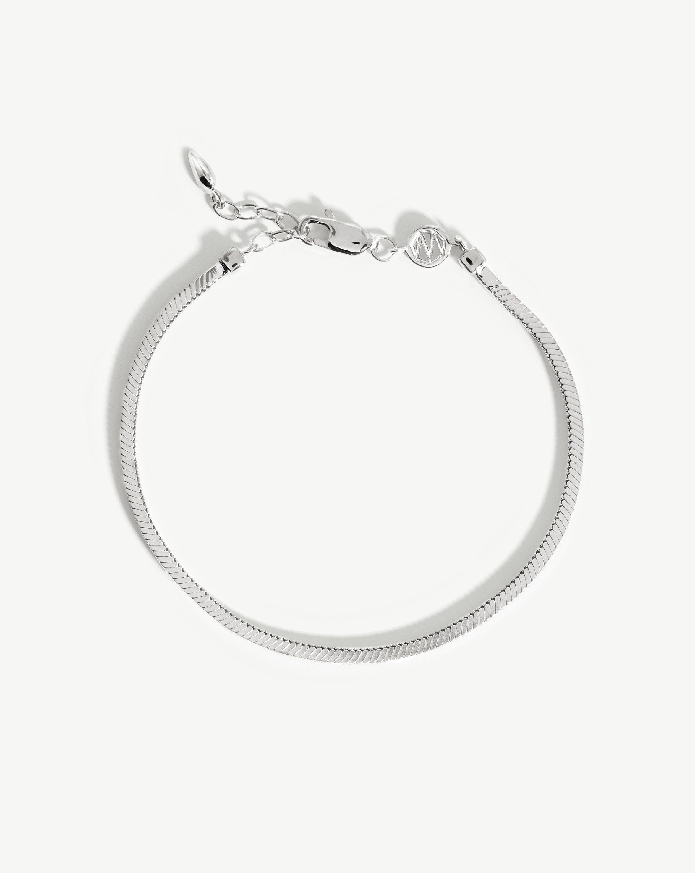 Lucy Williams Square Snake Chain Bracelet