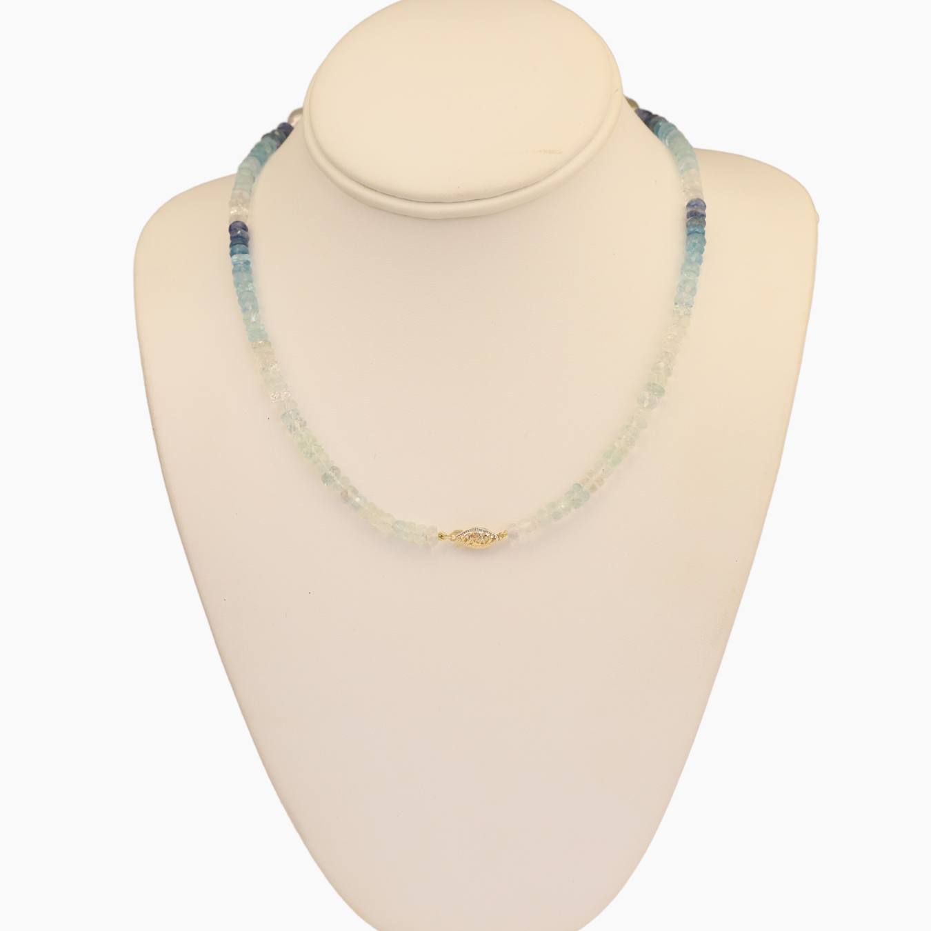 Mana Ombre Aquamarine Tahitian Pearl Necklace