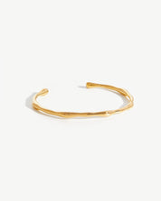 Molten Cuff Bracelet | 18k Gold Plated