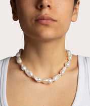 Host Necklace, Baroque Pearl