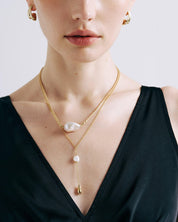 Nectar Baroque Pearl Layer Necklace