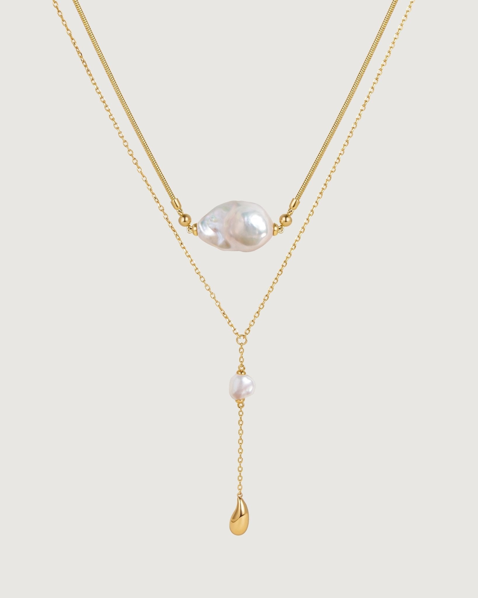 Nectar Baroque Pearl Layer Necklace