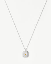 November Birthstone Pendant Necklace | Citrine/November