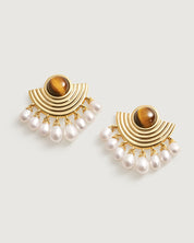 Opera Phantom Tigerite Earring