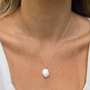 Orion Keshi Pearl Diamond Necklace