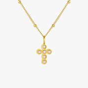 Pearl Cross Necklace