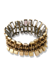 ABALONE REVERSIBLE STRETCH STATEMENT BRACELET