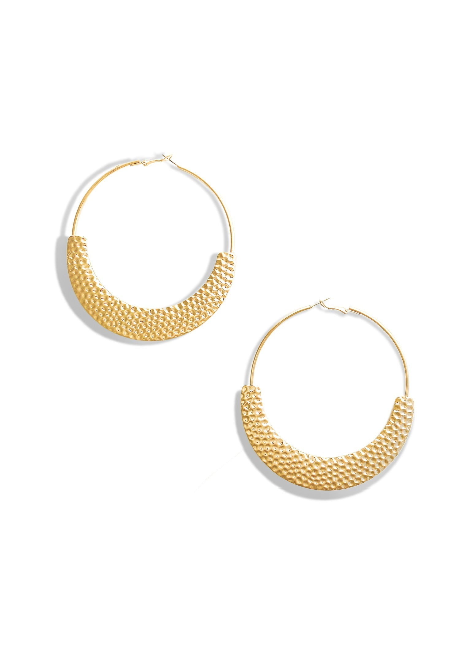 TARLO STATEMENT HOOP EARRINGS