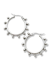 CAMPBELL WATER RESISTANT HOOP EARRING