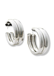 NOW OR NEVER WATER RESISTANT HOOP EARRING